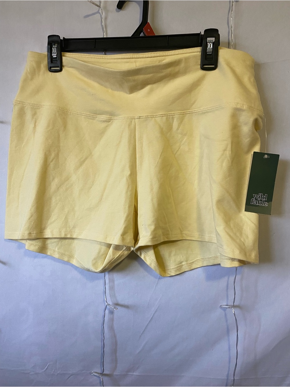 wild fable Light Yellow Athletic Shorts